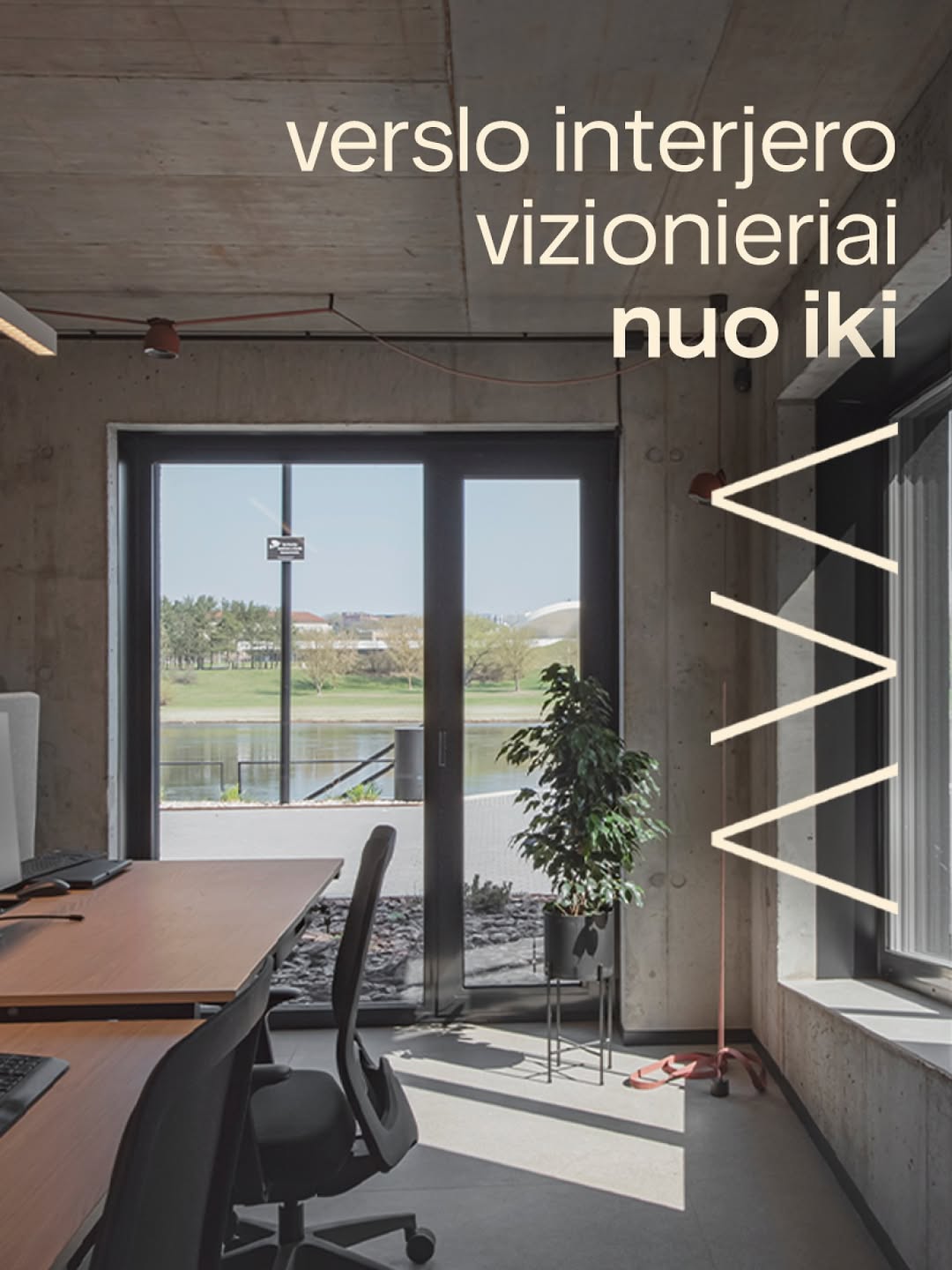Nuo klausimyno iki užbaigto ofiso interjero. ✨ Tarp jų – ne tik eskizai ar vizualizacijos, bet visas procesas: sprendimai, projektavimas, įgyvendinima
